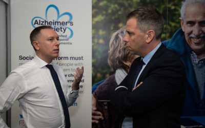 Chris Evans MP supports Alzheimer’s Society’s Cure the Care System campaign