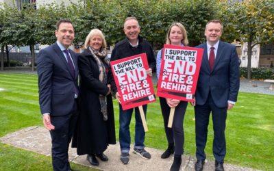 Gwent’s Labour MPs have united to call on the UK Government to take action to end the use of ‘fire and rehire’ tactics.