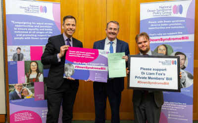 Chris Evans MP supports the Down Syndrome Bill.