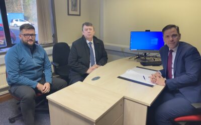 Chris Evans MP meets with Stagecoach South Wales to discuss proposed changes to bus services