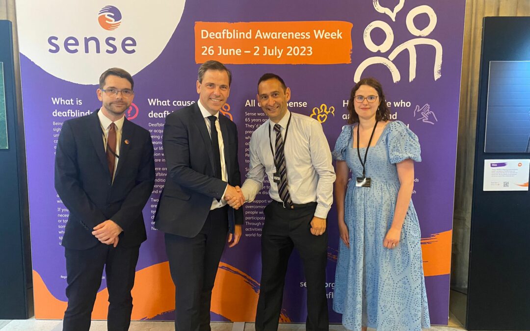 Chris Evans MP supports Deafblind Awareness Week 2023