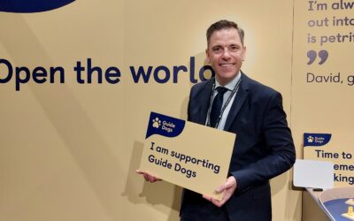Chris Evans MP visits Guide Dogs at Labour Party Conference