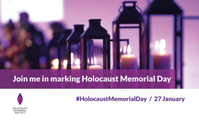 Chris Evans MP urges reflection on freedoms ahead of Holocaust Memorial Day 2024